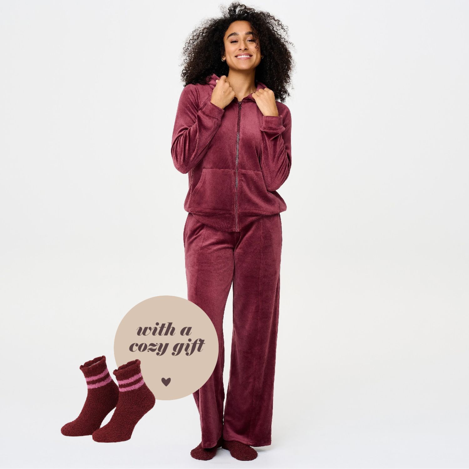 8605 Velvet homewear set